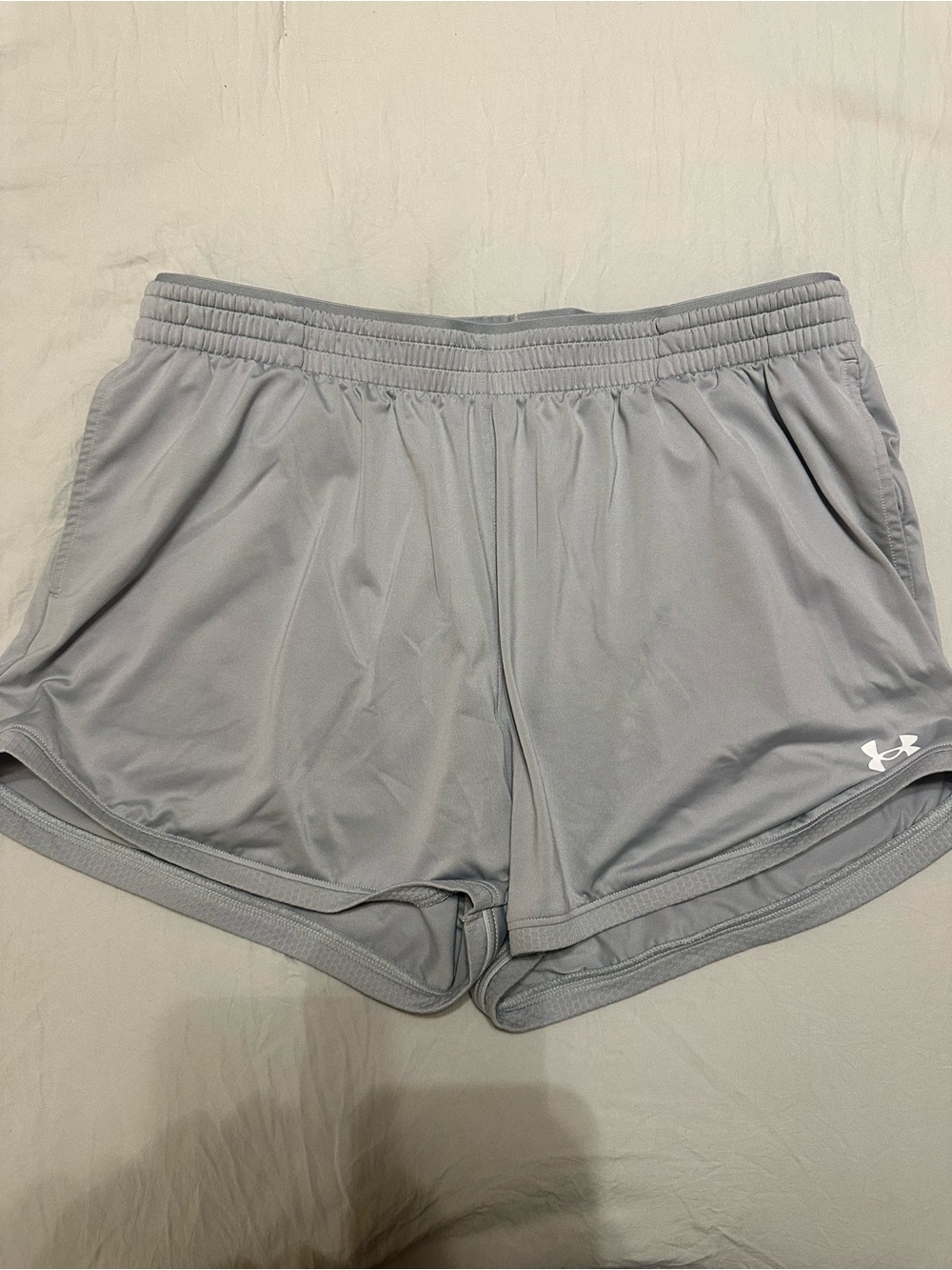Under Armour Women’s Light Gray Athletic Shorts